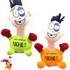 Bemonew Giocattoli antistress 2pcs Giocattolo antistress morbido e divertente Bambola urlante Punch Me con ventose Giocattolo a batteria 9, 1x4, 7 pollici