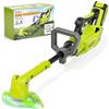 Pandapop Giochi da Giardino per Bambini, Tagliaerba Giocattolo per Bambini con Luci Ed Effetti Sonori, Attrezzi Giardinaggio Bambini di Dimensione Ampliata, Regalo Bambino 3 Anni Maschio