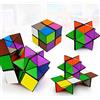SHONCO Magic Star Cube, Cubo Infinito, Cubo Magico 2 in 1，Solido di Superficie liscia, Allevia lo Stress e l'ansia, Cubo Puzzle Durevole Per Bambini e Adulti