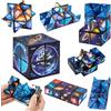 Cylora Cubo Infinito Star Sky 2 in 1, Cubo Magico 3D Puzzle, Decompression Puzzle Cube, Bambini, Adolescenti ed Adult