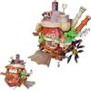KingStora Kit modello di carta 3D del Castello Errante - Kit artigianale premium con strumenti, istruzioni in inglese e modellino spesso come una rivista (difficoltà medio-avanzata) (Versione volante)