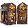 LUMYCE Kit Book Nook DIY per Adulti: LUMYCE Casa in Miniatura con Luci LED da Montare, Modellismo 3D Creativo per Decorare Librerie - Regalo Originale per Appassionati di Fai da Te