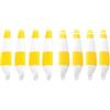 N+B 8PCS Eliche a basso rumore Drone 6030F Pale dell'elica compatibili per DJI Mini 3 Pro Quadcopter Drone Elica Puntelli Accessori per elica a sgancio rapido (striscia bianca e gialla a doppia faccia)