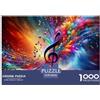 UJSDVNNJJ 1000Pezzi Musical Note Gioco Familiare Musical Note Impegnativo E Difficile Decorazione Famiglia Regalo Perfetto Per Appassionati Di Puzzle Per Adulti 14+ 38x26cm/1000pcs