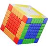 Bukefuno MoYu AoFu V5 Double Track Magnetic 7x7 Speed Cubo Magico AoFu WRM V5 7x7 Double Track 160 Magnets Magic Stickerless Puzzle Cube