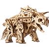 UGEARS Triceratops - Puzzle 3D in Legno da Costruire - Meccanico Dinosauro Modellini Legno da Montare con Movimento Realistico - Ideale per Fan di Modellismo da Costruire e Puzzle Meccanico