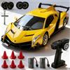 Nastopee Auto Telecomandata 1:18 35km/h - Drift RC 4WD con LED, 2 Batterie Lithium, Macchina Telecomandata Pneumatici Drift e Racing Intercambiabili, Bambini dai 6 Anni