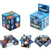 ERHUO Magic Star Cube in Due in Uno, Cubo Puzzle 3D, Speed Cube, Cubo di trasformazione per Bambini e Adulti (Star Sky)