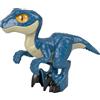 Fisher-Price Imaginext Jurassic World Dinosauro Velociraptor XL con Zampe Mobili, Giocattolo per Bambini 3+Anni,GWP07