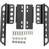 Gucagle 1/24 RC Pedale laterale Accessori di aggiornamento in metallo Parti per Axial SCX24 Gladiator AXI00005 Protezione del corpo in ferro durevole Alte prestazioni Nero 75,5 mm 4