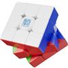BroMoCube Moyu RS3M V5 Cube magnetico 3x3 Speed con doppia regolazione, RS3M 2023 cubo magico senza adesivo e giocattolo puzzle scorrevole (standard Moyu RS3 M V5)