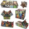Cylora Cubo Magico Infinito, 2 in 1 Cubo Magico, Trasformabili Cubos, 3D Puzzle Cubes, Tema animali Decompression Puzzle Cube, Rompicapo per Bambini e Adulti, Sfida Basata sulle Forme
