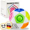 CUBIDI® Palla Magica Arcobaleno Puzzle 3D versione Football. Rompicapo Antistress per Bambini e Adulti. Ideale Come Regalo Bambino 6 Anni o per Giochi da Viaggio.
