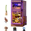Rolife Whisper Magic Shop Book Nook Kit in Legno Fai-da-Te | Puzzle 3D, Luce LED con Sensore, Copertura Antipolvere, Senza Colla, Per Adulti