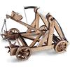 YAQUMW Catapulta gonfiabile dell'epoca romana, antica carrozza 3D, kit per modellini in legno, giocattolo divertente, regalo fatto a mano