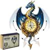 KADAJOY Kit modello in legno 3D per adulti, puzzle in legno 3D animato drago orologio a cucù, kit di costruzione meccanica fai da te con effetti sonori e luce, regali di compleanno unici per gli