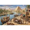 GPMNBCXZK Piramidi del fiume Nilo Egitto Puzzle 1000 Pezzi, Gioco Rilassante | Puzzle 1000 pezzi, formato 70x50cm, dai 14 anni, tema Piramidi del fiume Nilo Egitto per gioco di concentrazione e regalo