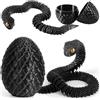 Joycabin Serpente Giocattolo 3D Stampato, Uovo di Drago 3D Stampato Pasqua, Uova di Serpente, Animali 3D Stampati Giocattolo per Bambini Regali, Decorazione da Scrivania e Casa