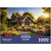 QIAVXZIP Rustic Cottage 1000 Pezzi Puzzle Regalo Per Gli Amanti Dei Per Adulti E Bambini Dai 14 Confezione Di Alta Qualità Sfide Extra Divertenti Intrattenimento Creativo 52x38cm/1000pcs