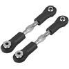Dilwe Sterzo RC, 2 Pezzi Telecomando Servosterzo Servo Link Tiranteria per ZD 1: 8 Modello di Auto(Servo Rod)