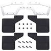 Mengmen per MN D90 D91 D99S MN99S 1/12 RC Auto Parti di Aggiornamento In Gomma Anteriore e Posteriore Parafanghi Flaps Accessori