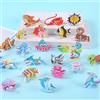 dellyy Puzzle 3D per Bambini, Puzzle con Animali da 30 Pezzi per Bambini, Puzzle di Cartoni Animati, Puzzle Educativo di Cartoni Animati 3D, Mini Puzzle (Oceano)