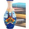 Genérico Vaso 3D - 160 pezzi in ABS (impermeabile), composizioni floreali | Unico fai da te | Decorazione estetica per la casa, regalo creativo per l'inaugurazione della casa, centrotavola FL