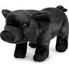 lilizzhoumax Peluche di maiale nero 35cm/14" simulazione Peluche di maiale giocattolo Peluche di maiale morbido Peluche di maiale Bambole Animali Selvatici, Regalo per Bambini e Amici