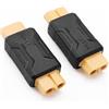TUNOTYUE 2 Pezzi XT-60 Connettore Adattatore, XT60 Femmina a Femmina Spina Connettore, per Batteria RC Lipo