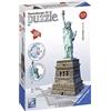 Ravensburger 12584 - Statua della libertà Puzzle 3D Building da 108 Pezzi