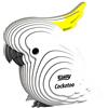 EUGY 028 Cacatua. Eco-Friendly 3D Paper Puzzle