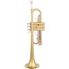 LJRRTYQ Tromba Dello Strumento Musicale Tromba In Do Strumento A Tre Note Orchestra Banda Esecuzione Graduata Professionale