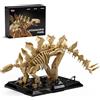 Nifeliz Set di modelli di fossili di stegosauro, scheletro di dinosauro, con base espositiva, per adulti, regalo ideale per appassionati e collezionisti (665 pezzi, NF10353)