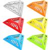 Oostifun Set di 12pcs 6 colori diversi Cube Base Mini Frames Puzzle Display Piedistallo Stand Triangolo Cube Supporto Piedistallo