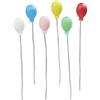 miamiXa Miniature per case delle bambole e buoni regalo · Mini mondo fai da te · Palloncini 1,6 x 2,4 cm 6 pezzi