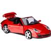 Motormax 73348bk - Modellino in scala Porsche 911 Turbo Cabriolet, scala 1:24
