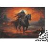 G9X5T3Y7 Cavaliere Incappucciato Puzzle 1000 Pezzi per Adulti Carta Scenario Notturno Gioco di Puzzle 1000 Pezzi Relax Famiglia Regalo Decorazione 38x26cm/1000pcs