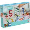 Ludilo Plus Plus - Impara A Costruire Lettere E Numeri | Puzzle 3D per Bambini 5 Anni | Giochi Educativi | 600 Pezzi