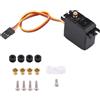 Dilwe RC Servo, Accessorio per Auto Telecomando servo Impermeabile Metal Gear per 1/16 1/14 1/12 RC Car