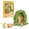 CUTEBEE The Little Prince 3D Wooden Puzzle - Mini Fridge Magnet | Kit fai da te per casa in miniatura, decorazione magnetica per frigorifero, casa e ufficio (Promise In The Wheat Field)