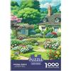 XGASVBKWA Rural Cottage 1000 Pezzi Adulti Puzzle Adulti Intrattenimento Illustration Style Decorazione Da Parete Difficili Impossibili 70x50cm/1000pcs