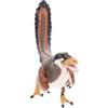 TOPPERFUN Riproduzione di Dinosauro Realistica M213 in Plastica PVC Colore Caffè | Base Numerata Stabile, Finitura Testurizzata, per Collezioni Piccole e Librerie, Decorazione Educativa Salvaspazio