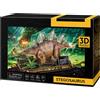 Party town Puzzle 3D Stegosaurus Party Town Per National Geographic | Modellini Da Costruire Puzzle 3d | Puzzles 3D Bambini E Adulti | Dinosauri | Giochi Per Bambini | 62 Pezzi