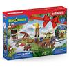schleich DINOSAURS | Calendario dell'Avvento 2025 - 98984 | con figura snodabile, 6 mini dinosauri, forziere e tanti accessori | dinosauri giocattolo e idea regalo dai 5 anni | 24 pezzi (FR/IT)