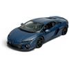 Generic Welly - Modellino di auto compatibile con Lamborghini Temerario, blu, circa 1/24 1:24, in metallo, in scatola