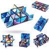 Sunshine smile Magico Cubo,Cubo Magico 2 in 1,Speed Cube,3D PuzzleCubo,CuboInfinito,CuboVelocità,Speed Magic Cube,Magic StarCube,Puzzle CubeGiocattolo,InfinityCube,Decompressione Giocattolo per Bambin