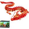 Ceweao Giocattoli flessibili del drago - Figurina giocattolo drago di flessibile | Strumento di decorazione per pose dinamiche per automobili, uffici, case e acquari