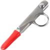 TOPINCN Tagliacapelli per Rifinitura in Acciaio Inossidabile Forbici da Cucito Tronchesi per Filo Tronchesi per Cucire in Metallo con Custodia Protettiva in Plastica Rossa per Cucito