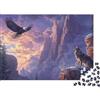 SDFKZBQWGHNP Lupo e Aquila Vista Panoramica Puzzle 1000 Pezzi per Adulti 70x50cm/1000pcs