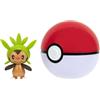 Pokémon PKW3134 - Clip'n'Go Poké Balls - Igamaro & Pokéball ufficiale Poké Ball con personaggio di 5 cm
